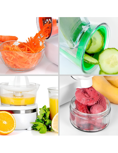 Robot de cocina multifunción 3 en 1 exprimidor...