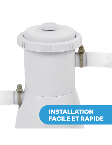 Piscine autoportante ronde avec boudin...