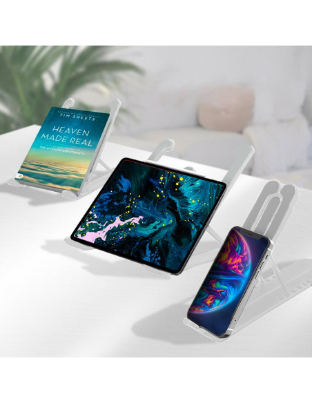 Support d'ordinateur portable pliable antidérapant inclinable à 6 niveaux