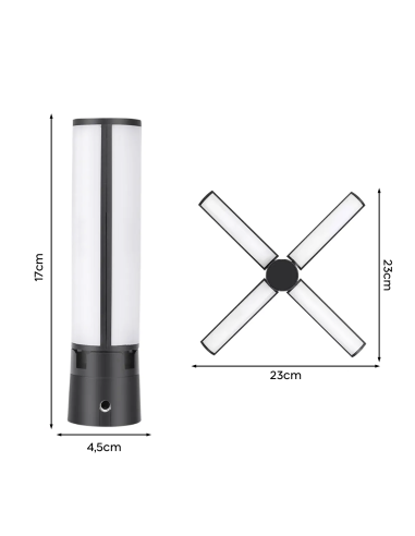 Lumière LED pliable rechargeable Éclairage...