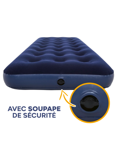 Matelas gonflable individuel pour camping et...