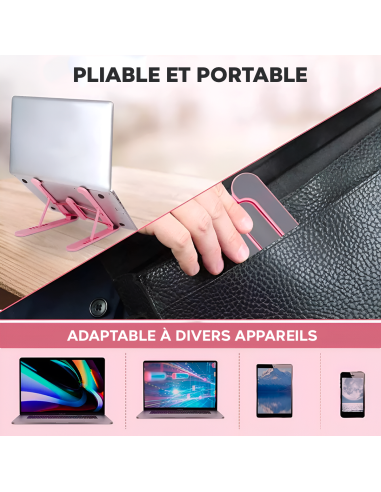 Support d'ordinateur portable pliable...