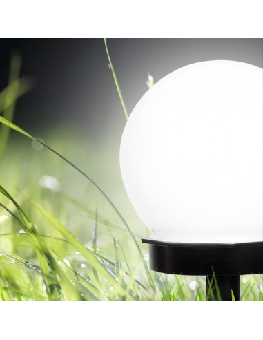 2pz Lampe Sphère Recharge Solaire 10cm pour...