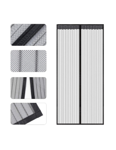 Moustiquaire Magnétique Portes Fermeture Aimant 100x210cm... 2