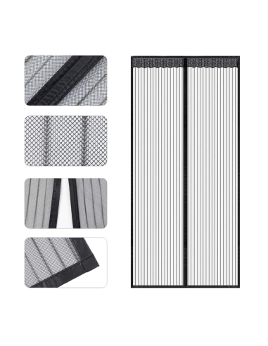 Moustiquaire Magnétique Portes Fermeture Aimant...