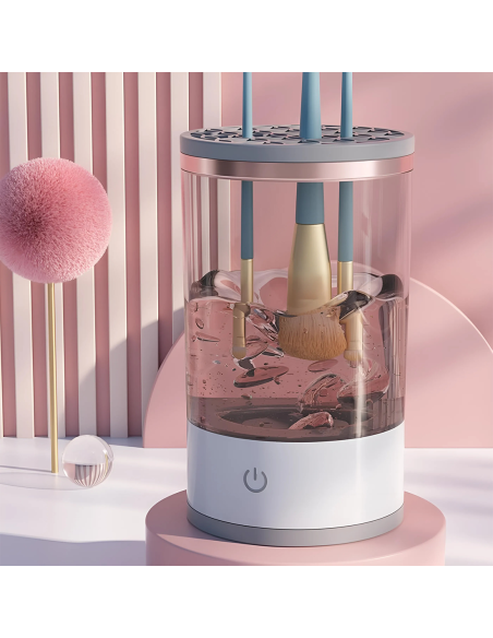 Machine Électrique Nettoyage Pinceaux Maquillage Centrifugeuse Stérilisation UV