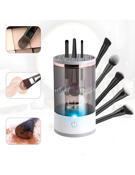 Machine Électrique Nettoyage Pinceaux Maquillage Centrifugeuse Stérilisation UV