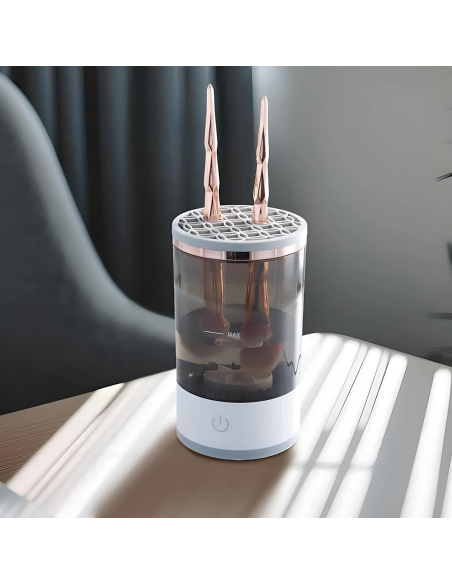 Machine Électrique Nettoyage Pinceaux Maquillage Centrifugeuse Stérilisation UV