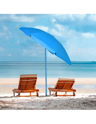 Parasol de Plage TNT Palinuro H185cm Inclinable...