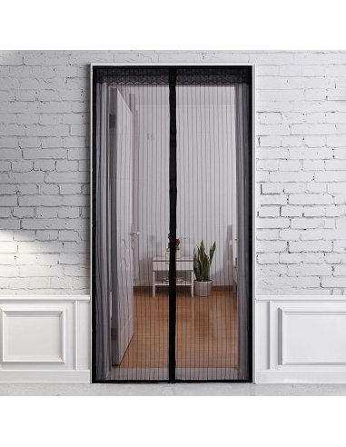 2 Moustiquaire Magnétique Portes Fermeture...