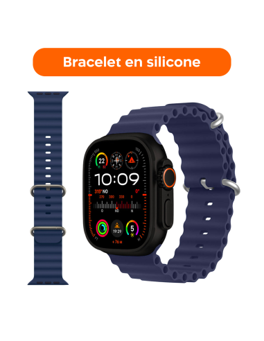 Smartwatch Ultra 49mm 4 Bracelets d'appels et...