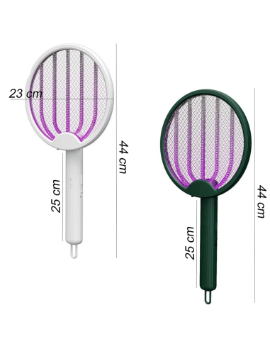 Raquette Électrique Anti-Moustiques Tue...