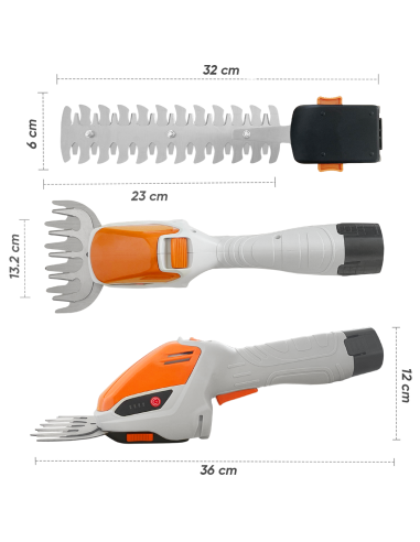 Cisailles Électriques à Haies Batterie 12V Sans...