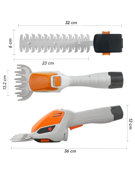 Cisailles Électriques à Haies Batterie 12V Sans Fil Rechargeables