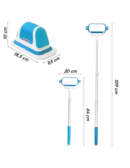Laveuse-Lustrante Multifonction Scrubber Multisurface Sans Fil