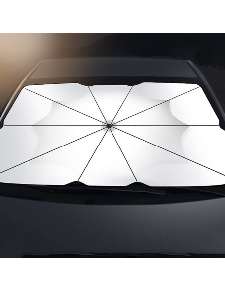 2 PZ Pare-soleil pliable voiture couverture de pare-brise universelle, 140x76cm