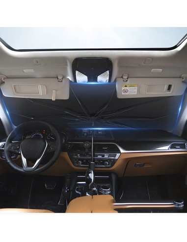 2 PZ Pare-soleil pliable voiture couverture de...