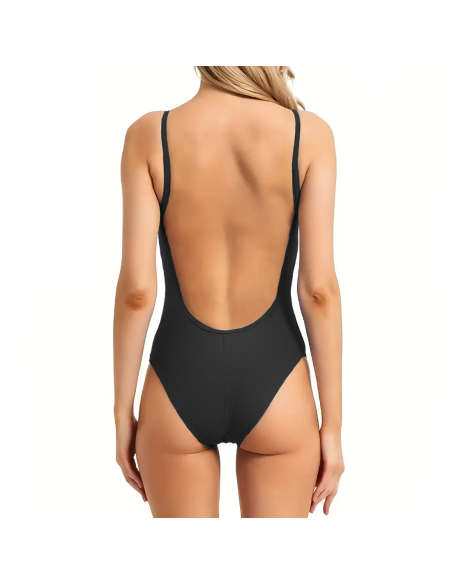 Maillot de Bain Une-Pièce Femme MADRID Élastique Push Up Uni Beachwear
