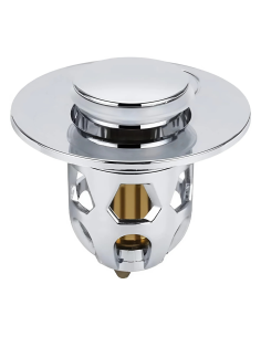 Bouchon lavabo universel système pop-up, filtre...
