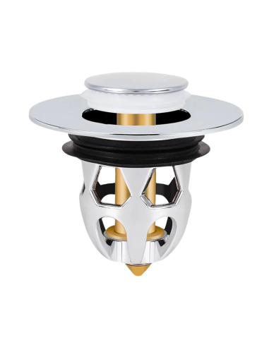 Set 4 Bouchons lavabo universel système pop-up,...