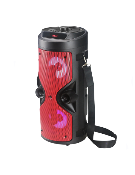 Haut-parleur Bluetooth avec microphone karaoké et lumière LED, portable