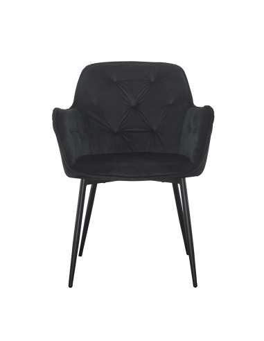 Ensemble de 2 fauteuils en velours QUEEN rétro,...