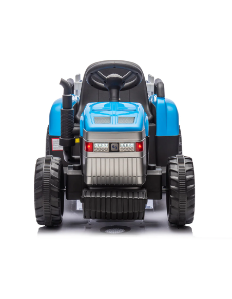 Tracteur Électrique pour Enfants Lamas LT984 avec Remorque Amovible 12V