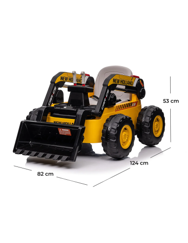 Excavateur Électrique pour Enfants New Holland...