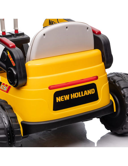 Excavateur Électrique pour Enfants New Holland LT978 avec Pelle Scavatrice 12V