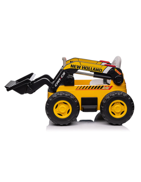 Excavateur Électrique pour Enfants New Holland LT978 avec Pelle Scavatrice 12V