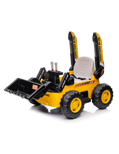 Excavateur Électrique pour Enfants New Holland LT978 avec Pelle Scavatrice 12V
