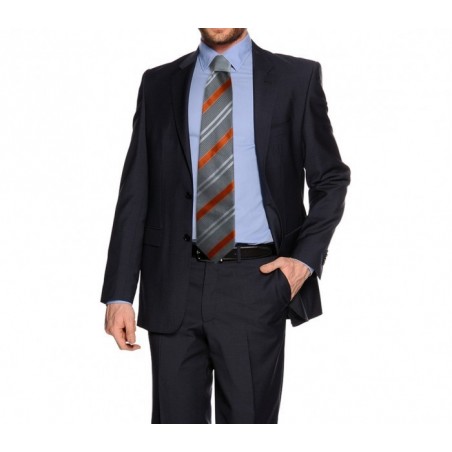 Cravate classique rayures obliques - vêtement homme - PW28