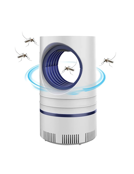 2pcs Lampe Anti-Moustiques Électrique Lumière UV Piège à Insectes Portable USB