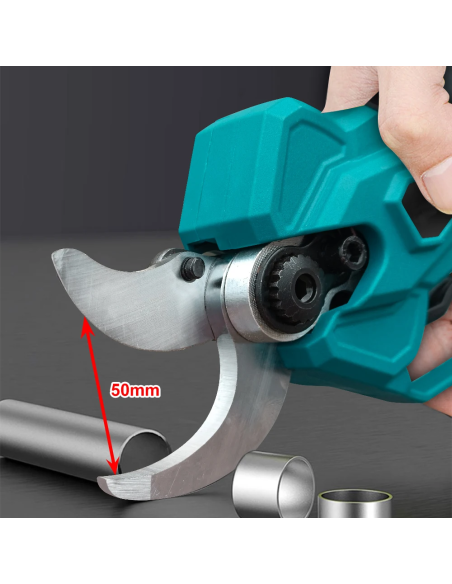 Kit 3 en 1 Ciseaux Électriques 48V avec Tronçonneuse 6" et Panneau Télescopique