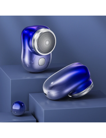 Mini Rasoir Électrique pour Homme Barbe et Cheveux Portable Rechargeable