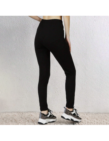 Leggings Femme Fitness en Coton Élastique d'Été...