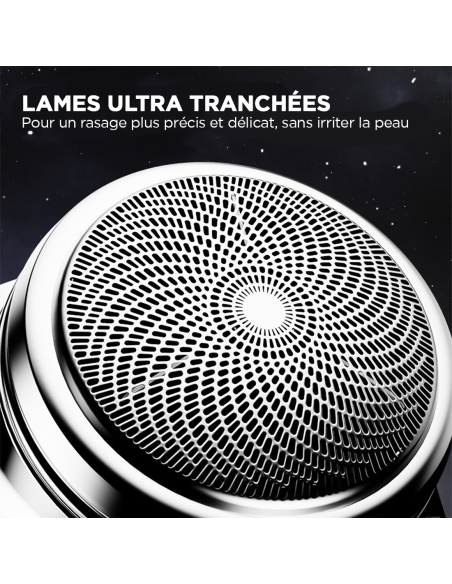 Mini Rasoir Électrique pour Homme Barbe et Cheveux Portable Rechargeable