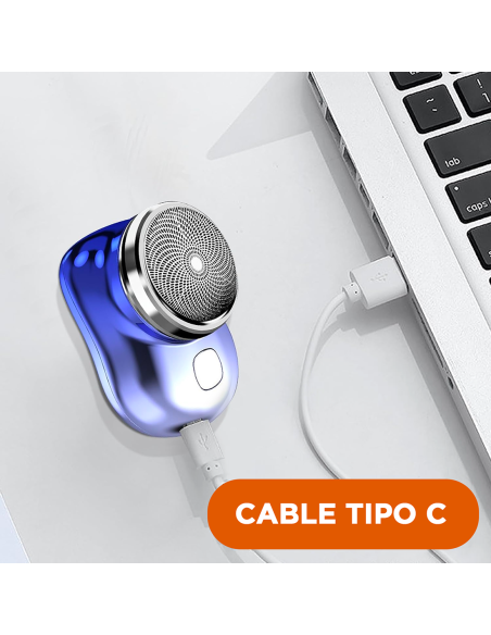 Mini Rasoir Électrique pour Homme Barbe et Cheveux Portable Rechargeable