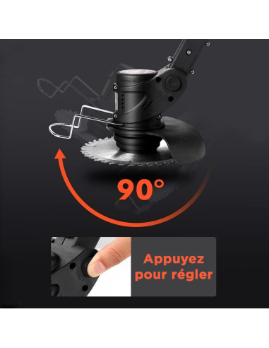 Débroussailleuse sans fil, 2 batteries 21V,...