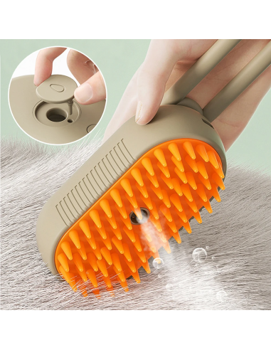 Brosse de Massage Électrique à Vapeur sans Fil...