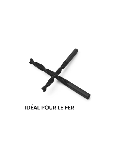 Set de 5 forets hélicoïdaux universels,...