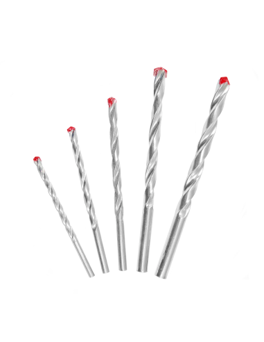 Set de 5 forets hélicoïdaux universels pour...