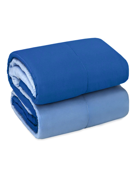 Couette simple d'hiver matelassée double face 170x260 cm Made in Italy