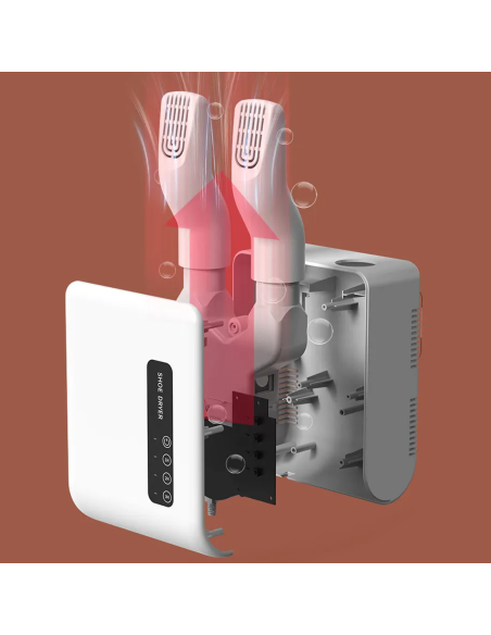 Sèche-chaussures électrique mural avec minuteur pour chaussures et bottes