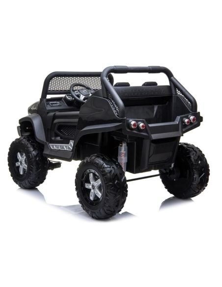 Voiture électrique LT972 Mercedes Unimog pour enfants, avec lumières et sons