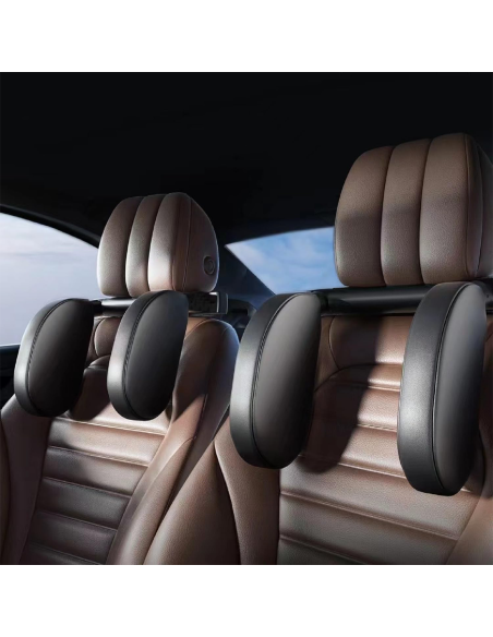 Coussin de tête pour voiture de voyage, support réglable pour le cou à 180°