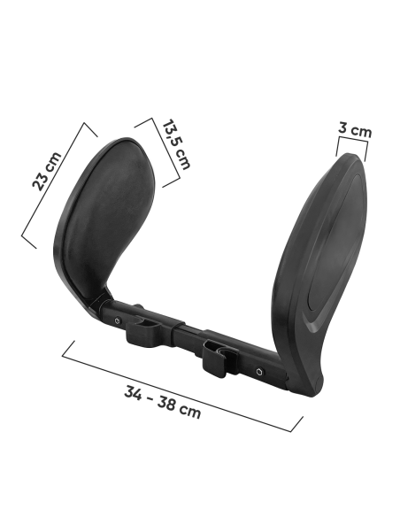 Coussin de tête pour voiture de voyage, support réglable pour le cou à 180°