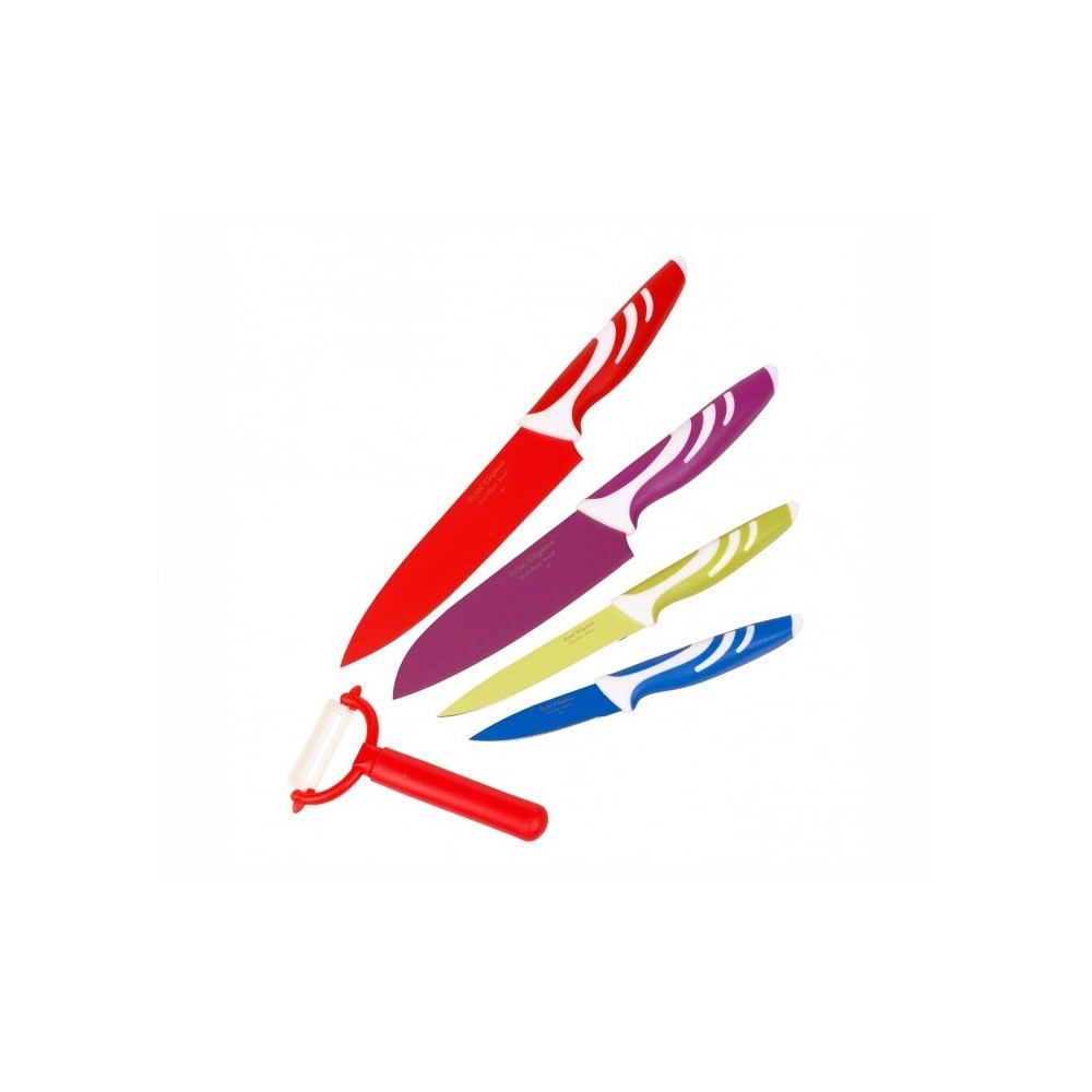 Ensemble de couteaux céramique antibactériens - Set de 5 piéces avec un exposant 0015