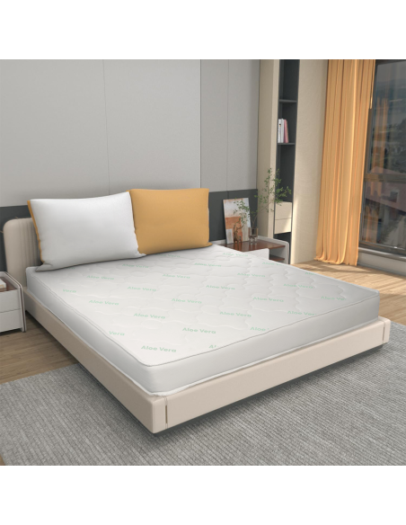 Matelas Double Dormi Bene respirant anti-allergique anti-acariens 160x190x20cm