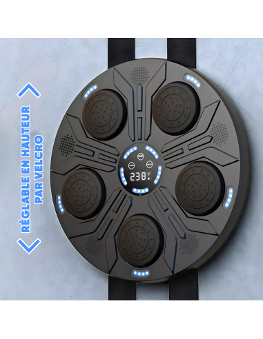 Machine à boxe musicale murale réglable avec...